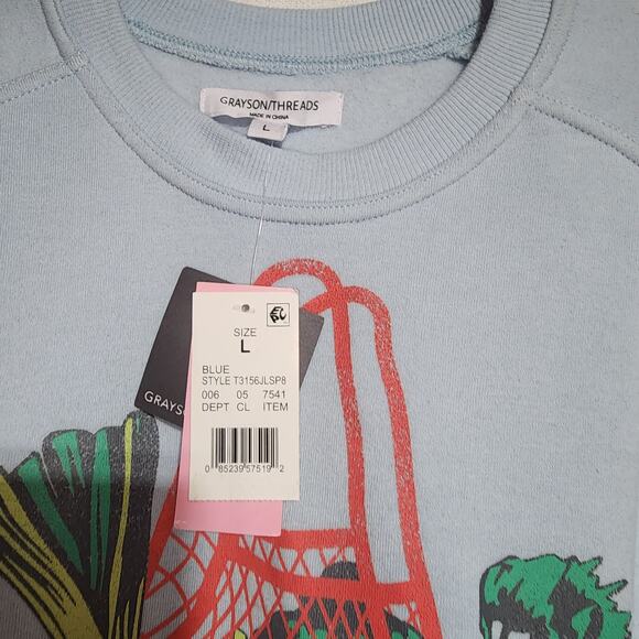 Grayson/Thread ''eat good feel good '' women's sweatshirt - Picture 5 of 6